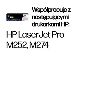 Hewlett-Packard TONER CARTRIDGE 201A MAGENTA/.