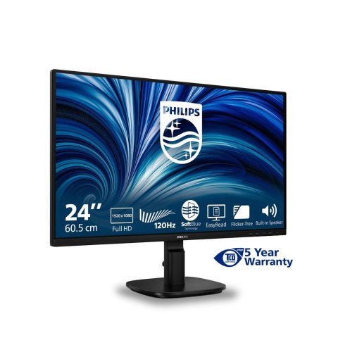Philips Philips 2000 series 24B2N2200/00 monitor komputerowy 60,5 cm (23.8") 1920 x 1080 px Full HD LCD Czarny