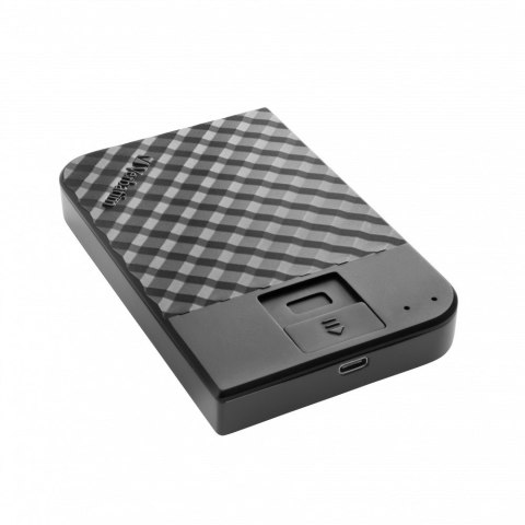 Verbatim Verbatim Fingerprint Secure zewnętrzny dysk twarde 2 TB USB Type-C 3.2 Gen 1 (3.1 Gen 1) Czarny