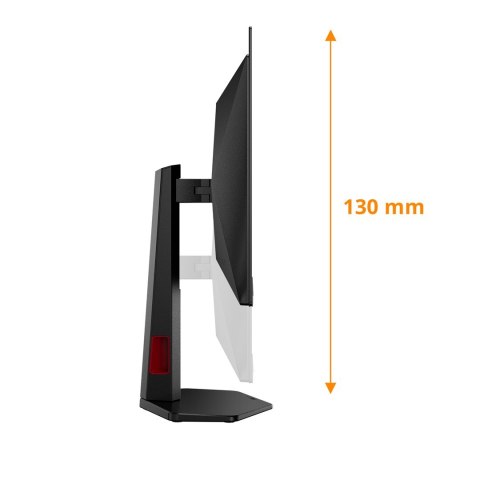 AOC AOC G4 Q27G4ZDR monitor komputerowy 67,3 cm (26.5") 2560 x 1440 px Quad HD QD-OLED Czarny, Czerwony