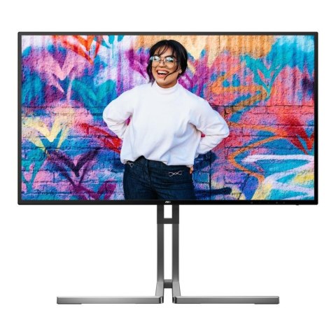AOC AOC U27U3CV monitor komputerowy 68,6 cm (27") 3840 x 2160 px 4K Ultra HD LCD Czarny