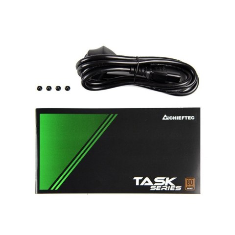 Chieftec Chieftec Task TPS-500S moduł zasilaczy 500 W 24-pin ATX ATX Czarny