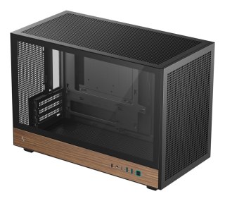 DEEPCOOL DeepCool CH260 WOOD Micro Tower Czarny, Drewno