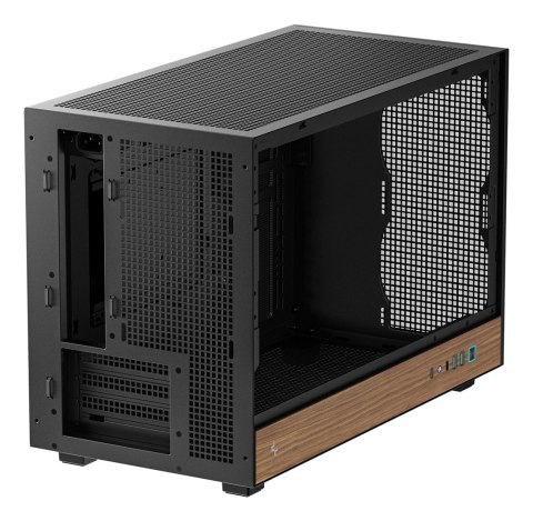 DEEPCOOL DeepCool CH260 WOOD Micro Tower Czarny, Drewno