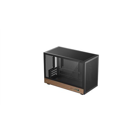 DEEPCOOL DeepCool CH260 WOOD Micro Tower Czarny, Drewno