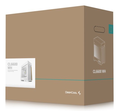 DEEPCOOL DeepCool CL6600 WH Midi Tower Biały