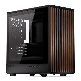 KRUX Obudowa KRUX Helio M-ATX, z oknem, bez zasilacza, czarna