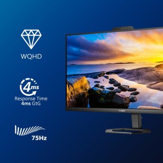 Philips Philips 5000 series 27E1N5600HE/00 monitor komputerowy 68,6 cm (27") 2560 x 1440 px Quad HD LCD Czarny