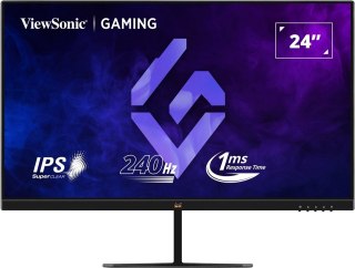 VIEWSONIC Viewsonic VX Series VX2479A-HD-PRO monitor komputerowy 61 cm (24") 1920 x 1080 px Full HD LED Czarny