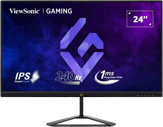 VIEWSONIC Viewsonic VX Series VX2479A-HD-PRO monitor komputerowy 61 cm (24") 1920 x 1080 px Full HD LED Czarny