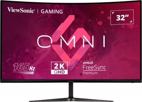 VIEWSONIC Viewsonic VX Series VX3218C-2K monitor komputerowy 81,3 cm (32") 2560 x 1440 px Quad HD LED Czarny