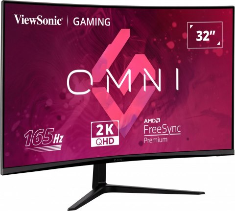 VIEWSONIC Viewsonic VX Series VX3218C-2K monitor komputerowy 81,3 cm (32") 2560 x 1440 px Quad HD LED Czarny
