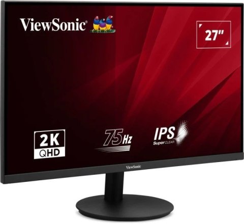 VIEWSONIC Viewsonic VA VA2708-2K-HD-2 monitor komputerowy 68,6 cm (27") 2560 x 1440 px Quad HD LED Czarny