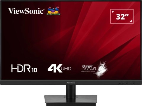 VIEWSONIC Viewsonic VA VS19992 monitor komputerowy 81,3 cm (32") 3840 x 2160 px 4K Ultra HD LED Czarny