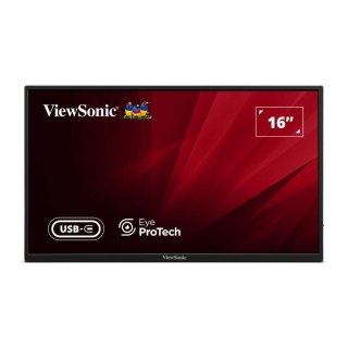 VIEWSONIC Viewsonic VA1650 monitor komputerowy 40,6 cm (16") 1920 x 1080 px Full HD LED Czarny