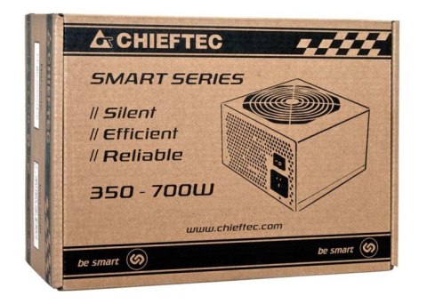 Chieftec Chieftec Smart GPS-500A8 moduł zasilaczy 500 W 20+4 pin ATX ATX Czarny
