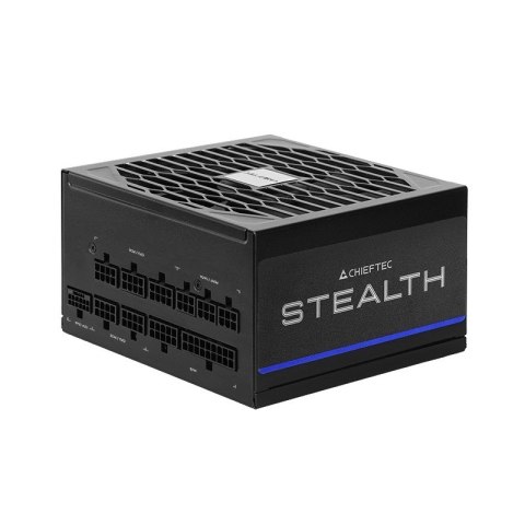 Chieftec Chieftec Stealth 1000W Vega M Series SPX-1000-FC 80+ Platin moduł zasilaczy 24-pin ATX ATX Czarny