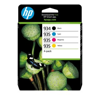 Hewlett-Packard HP 934 BLACK / 935 CMY INK/CARTRIDGE 4-PACK