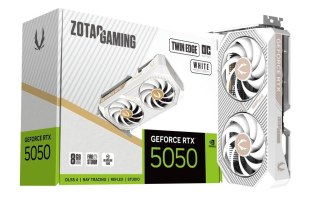 ZOTAC Karta graficzna GeForce RTX 5050 TWIN EDGE OC 8GB GDDR6 128bit 3DP/HDMI biała