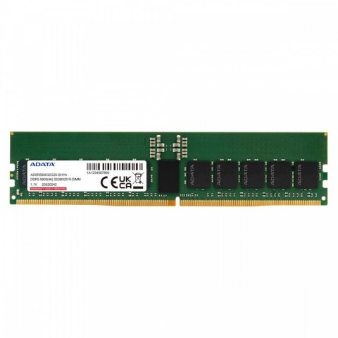 Adata Pamięć serwerowa DDR5 5600 RDIMM 32GB CL46 ST (Hynix 4096x4)