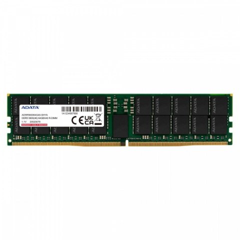Adata Pamięć serwerowa DDR5 5600 RDIMM 64GB CL46 ST (Hynix 4096x4)