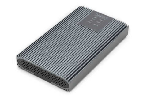 DIGITUS Obudowa/Stacja klonująca USB 3.1 Typ C na dyski SSD M.2 NVMe 20 Gbps aluminiowa, beznarzędziowa