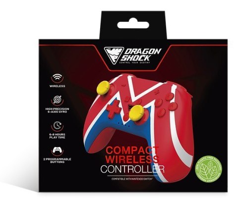 No name Dragonshock PopTop Compact Wielobarwny Bluetooth Gamepad Nintendo Switch