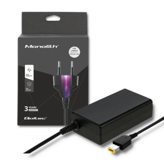 Qoltec QOLTEC ZASILACZ DO LENOVO 65W | 20V | 3.25A | SLIM TIP+PIN | +KABEL ZASILAJĄCY