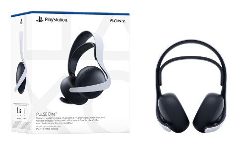 Sony Sony PULSE Elite Zestaw słuchawkowy Przewodowy i Bezprzewodowy Opaska na głowę Gaming Bluetooth Podstawka do ładowania Czarny, B