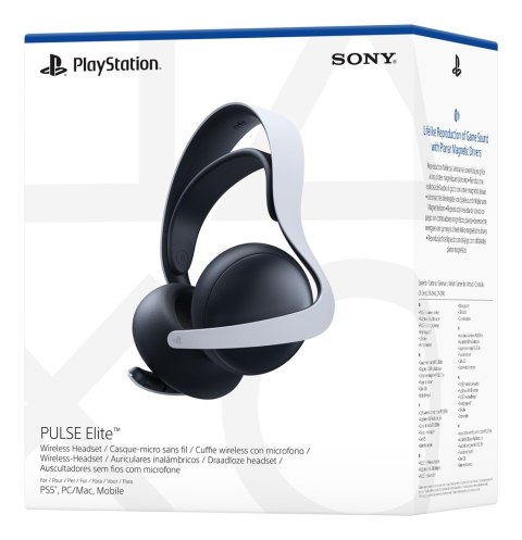 Sony Sony PULSE Elite Zestaw słuchawkowy Przewodowy i Bezprzewodowy Opaska na głowę Gaming Bluetooth Podstawka do ładowania Czarny, B