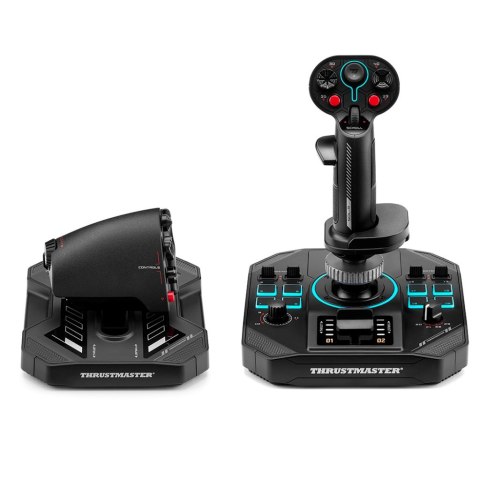 THRUSTMASTER Thrustmaster Sol-R 4 HOTAS Czarny USB Joystick + dźwignia sterowania silnikiem Analogowa/Cyfrowa PC