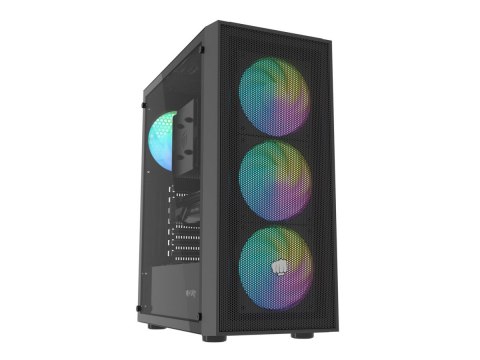 Fury Obudowa Shobo SH8F ARGB Midi tower z oknem czarna
