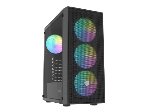 Fury Obudowa Shobo SH8F ARGB Midi tower z oknem czarna