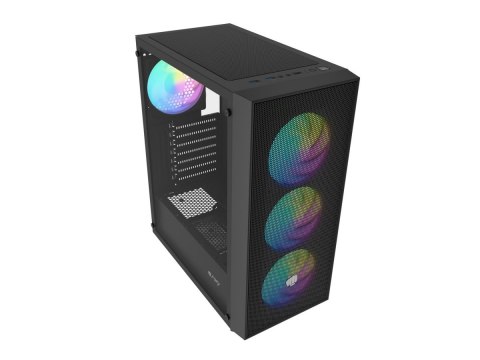 Fury Obudowa Shobo SH8F ARGB Midi tower z oknem czarna