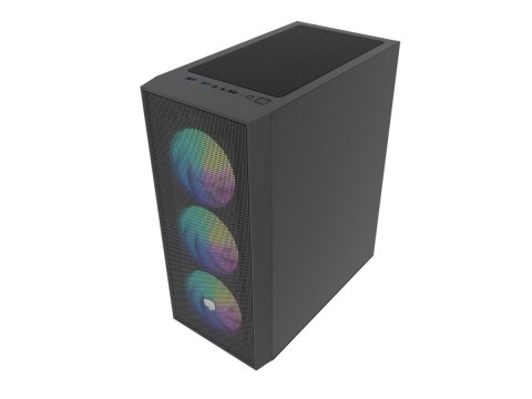 Fury Obudowa Shobo SH8F ARGB Midi tower z oknem czarna