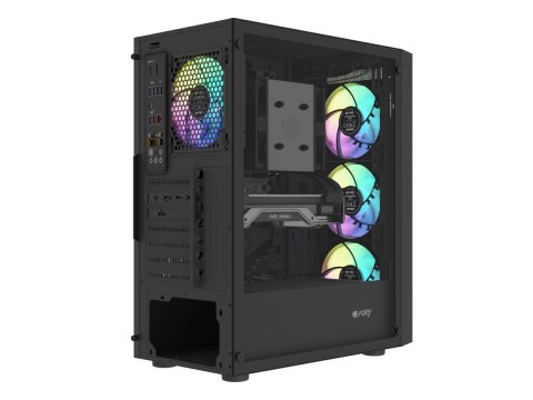 Fury Obudowa Shobo SH8F ARGB Midi tower z oknem czarna