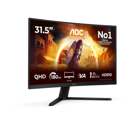 AOC MONITOR AOC LED 31,5" CQ32G4VE Fast VA QHD 180Hz
