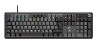 Corsair Corsair K70 CORE RGB klawiatura Gaming USB QWERTY Niemiecki Szary