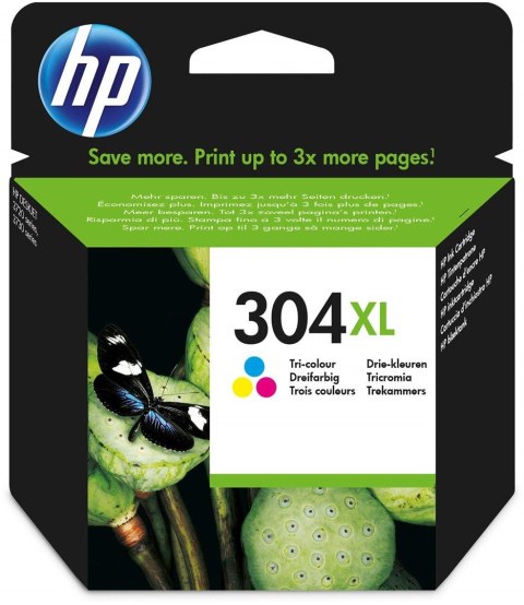 Hewlett-Packard Atrament HP nr 304 XL kolor (N9K07AE)