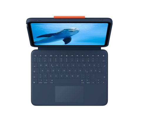 Logitech Logitech Rugged Combo 4 Touch QWERTZ Niemiecki Smart Connector Niebieski