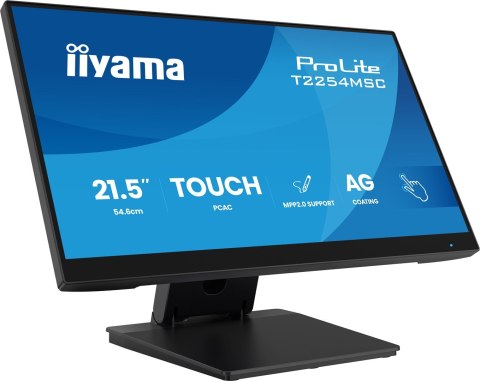 IIYAMA Monitor iiyama T2254MSC-B2AG 21,5" Optical Bonded PCAP 10P Touch Anti Glare MPP2.0 aktywny rysik obsługiwany 1920x1080