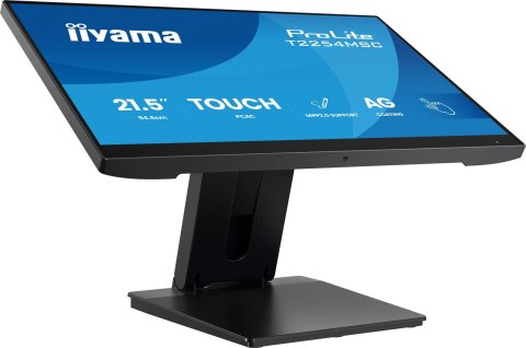 IIYAMA Monitor iiyama T2254MSC-B2AG 21,5" Optical Bonded PCAP 10P Touch Anti Glare MPP2.0 aktywny rysik obsługiwany 1920x1080