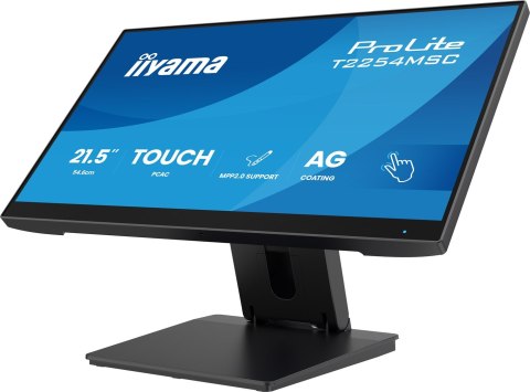 IIYAMA Monitor iiyama T2254MSC-B2AG 21,5" Optical Bonded PCAP 10P Touch Anti Glare MPP2.0 aktywny rysik obsługiwany 1920x1080
