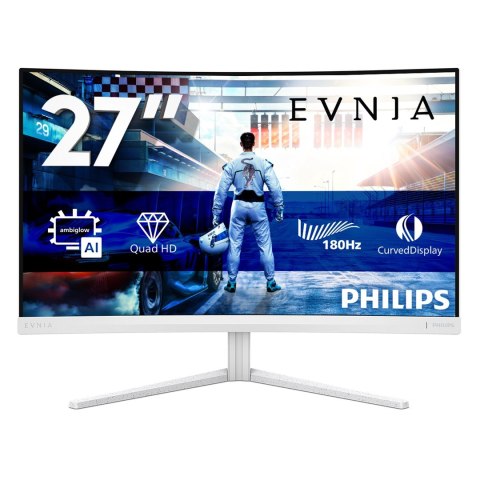 Philips Philips Evnia 5000 27M2C5501/00 monitor komputerowy 68,6 cm (27") 2560 x 1440 px Quad HD LCD Biały