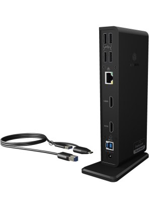 RAIDSONIC ICY BOX IB-DK2251AC Przewodowa USB 3.2 Gen 2 (3.1 Gen 2) Type-A Czarny