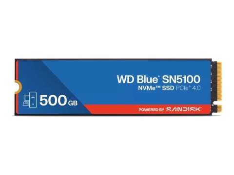WD Western Digital WD Blue SN5100 500 GB M.2 PCI Express 4.0 NVMe QLC 3D NAND