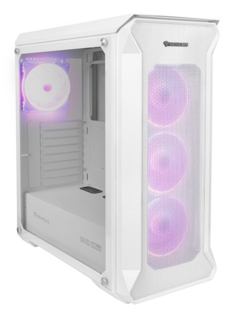 GENESIS GENESIS OBUDOWA IRID 505 ARGB BIAŁA MIDI TOWER NPC-1872