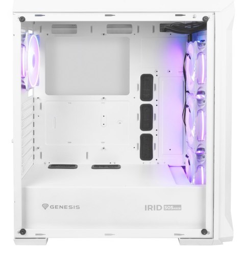 GENESIS GENESIS OBUDOWA IRID 505 ARGB BIAŁA MIDI TOWER NPC-1872