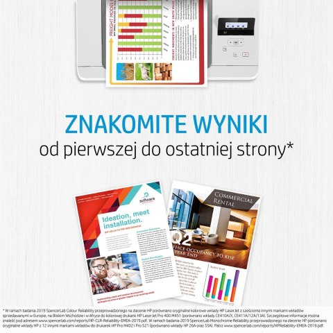 Hewlett-Packard HP 312X zestaw 2 oryginalnych, wysokowydajnych wkładów laserowych czarnych