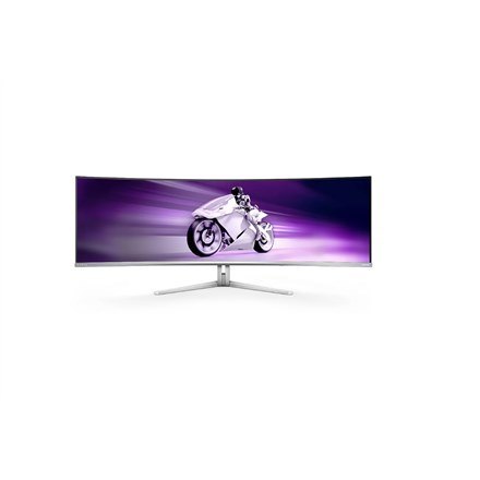 Philips Philips Evnia 8000 49M2C8900/00 monitor komputerowy 124,2 cm (48.9") 5120 x 1440 px Dual QHD QDOLED Biały